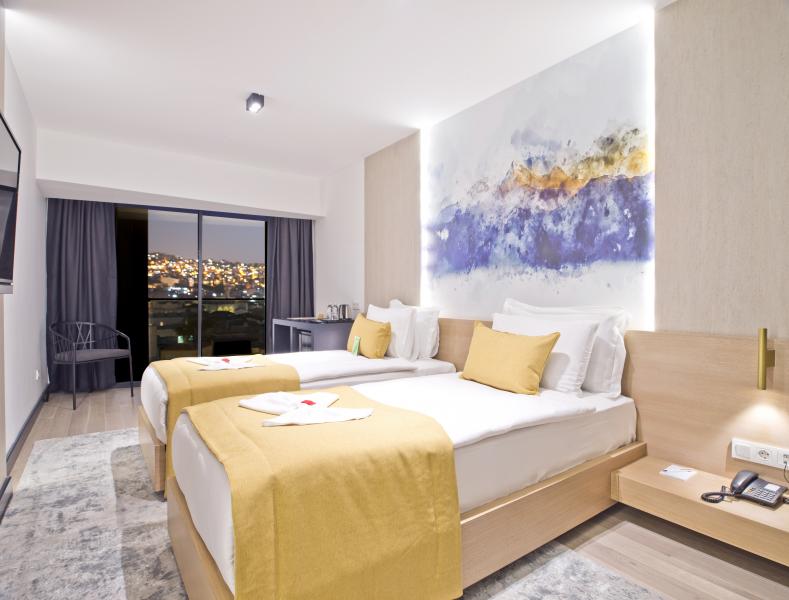 İki Ayrı Yataklı Oda, Şehir Manzaralı